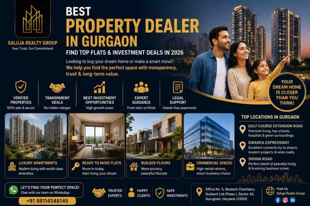 Best Property Dealer in Gurgaon: Find Top Flats & Investment Deals in 2026